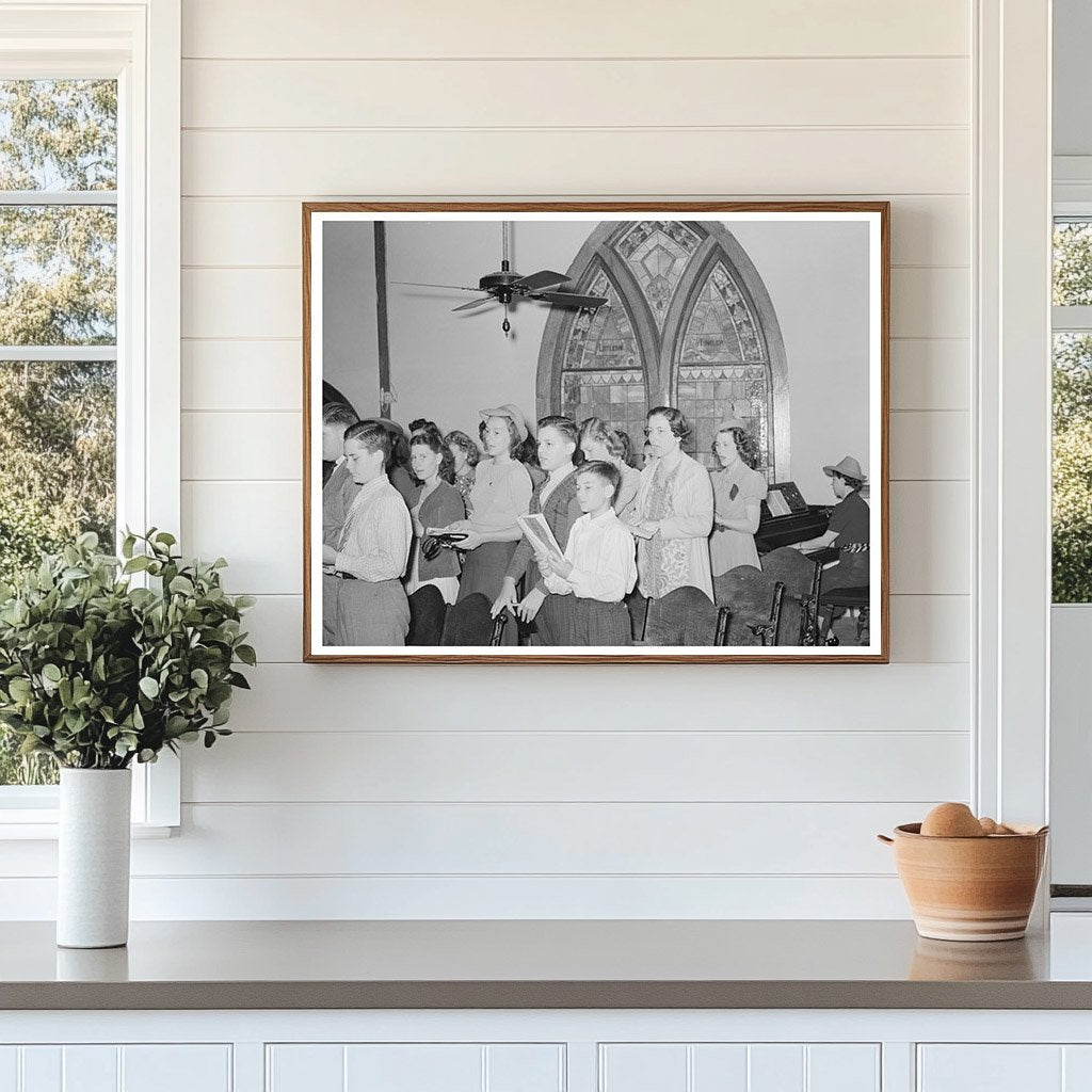 San Augustine Texas Church Choir April 1939