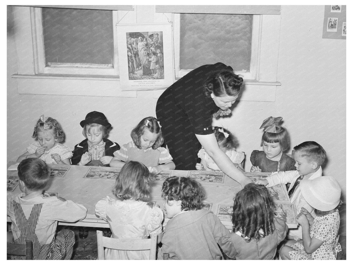 Vintage Sunday School Class San Augustine Texas 1939
