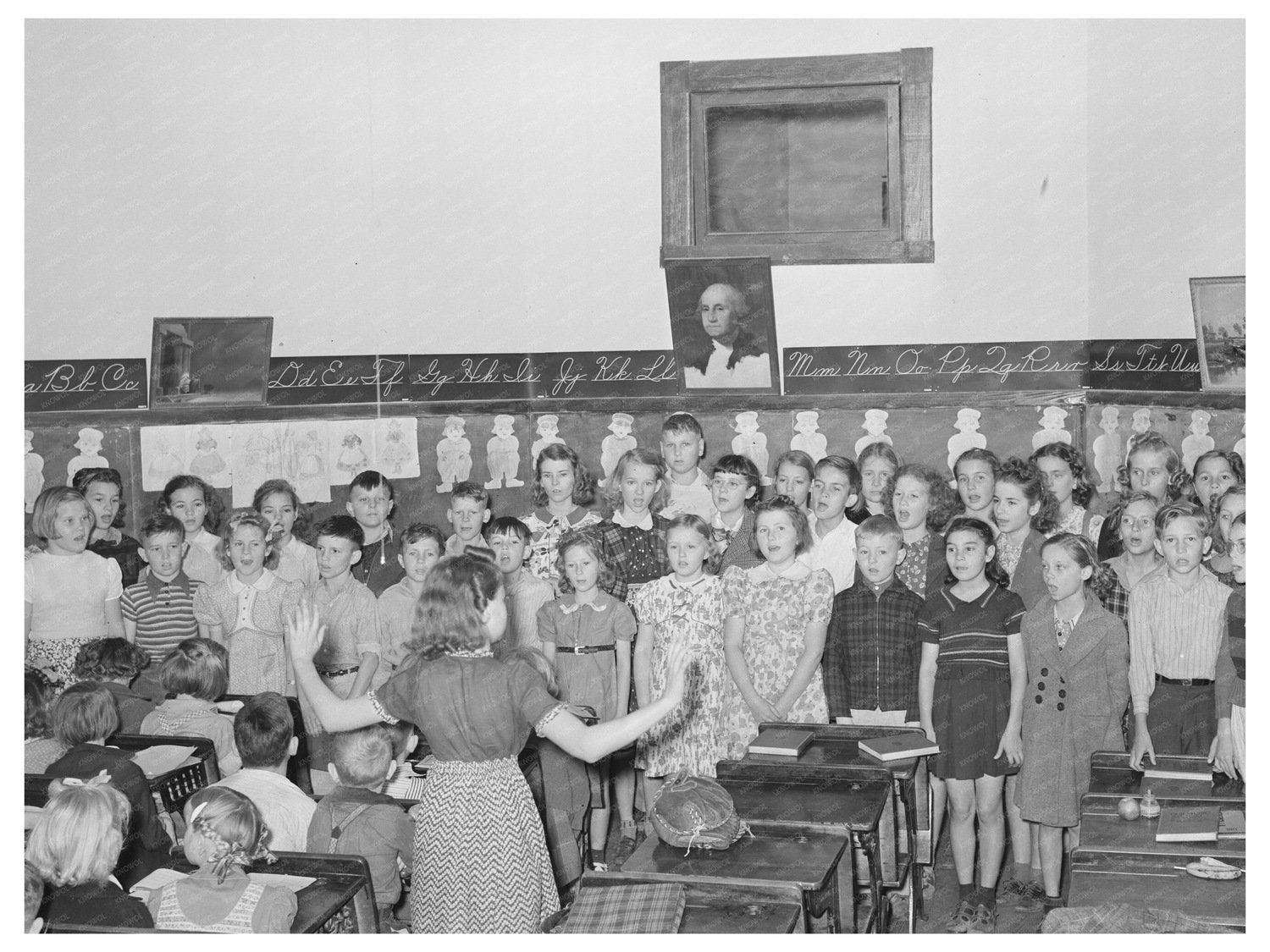 Grade School Glee Club in San Augustine Texas 1939