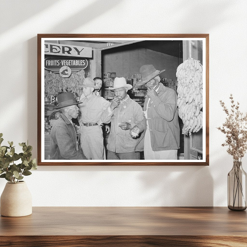 Farmers in San Augustine Texas Grocery Store 1939