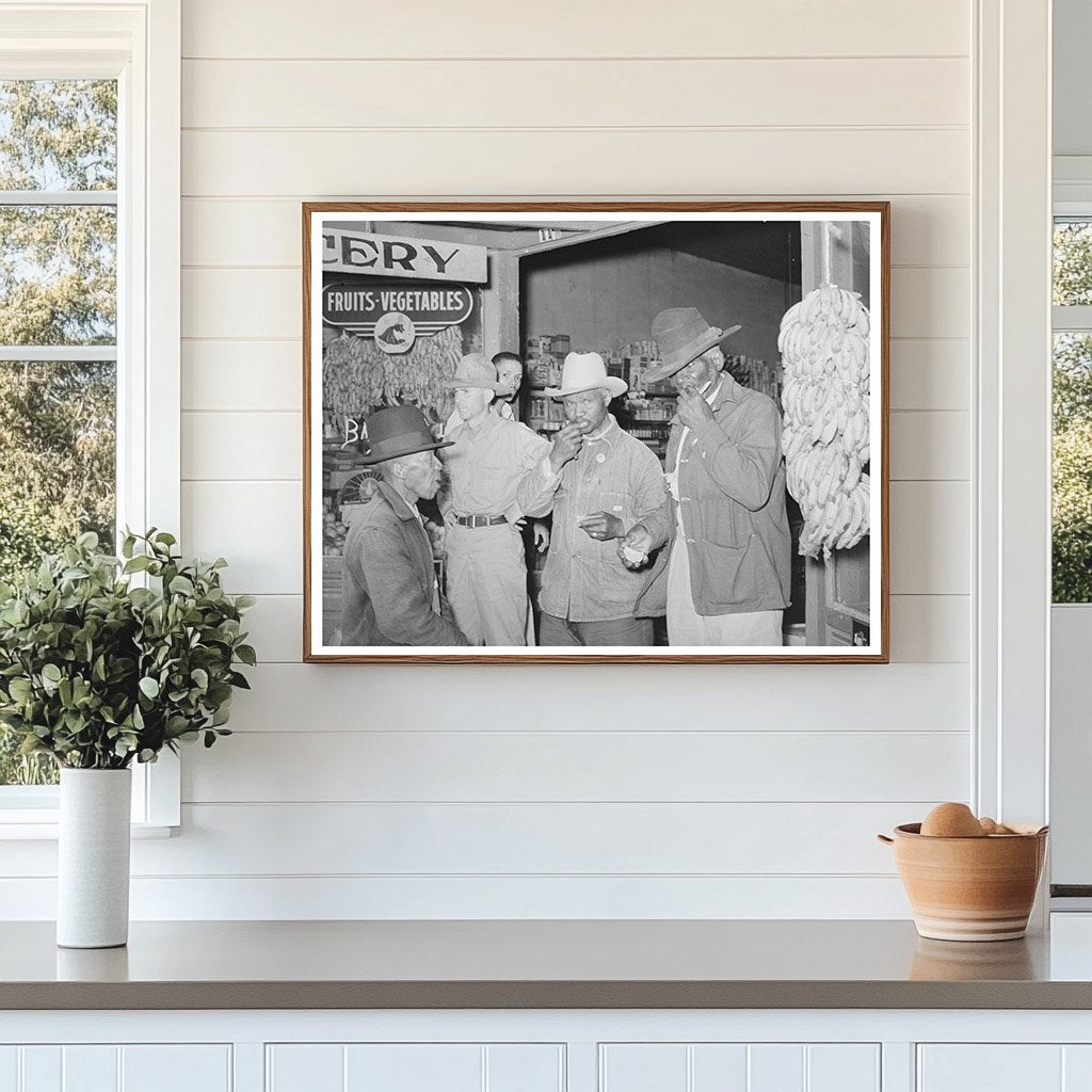 Farmers in San Augustine Texas Grocery Store 1939