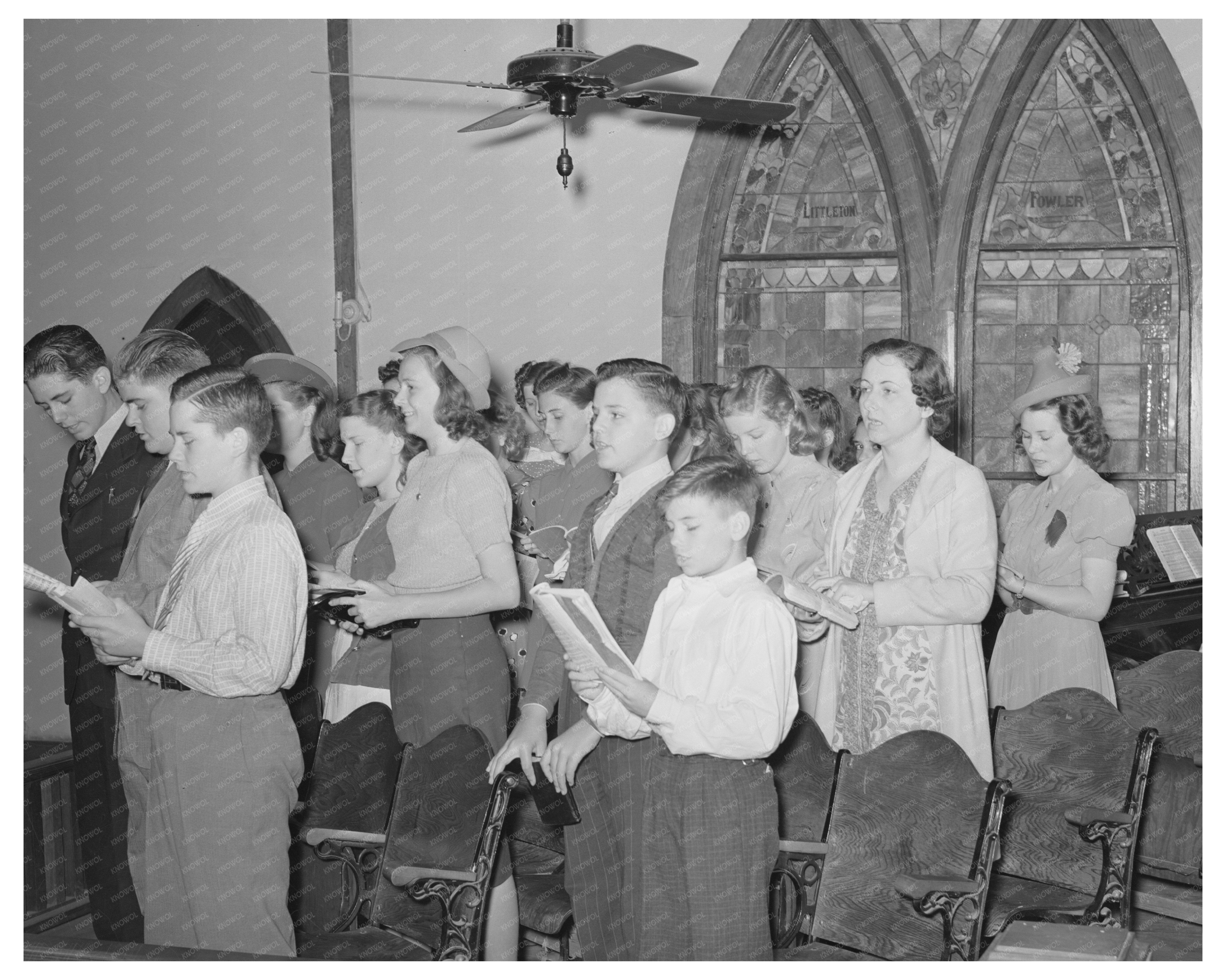 Church Choir Performance San Augustine Texas April 1939