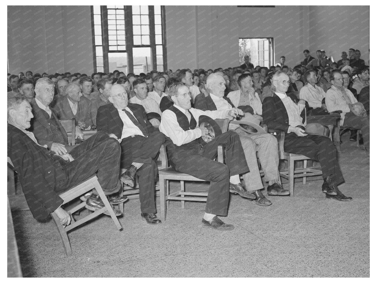 San Augustine County Judge Meeting on WPA Funding April 1939