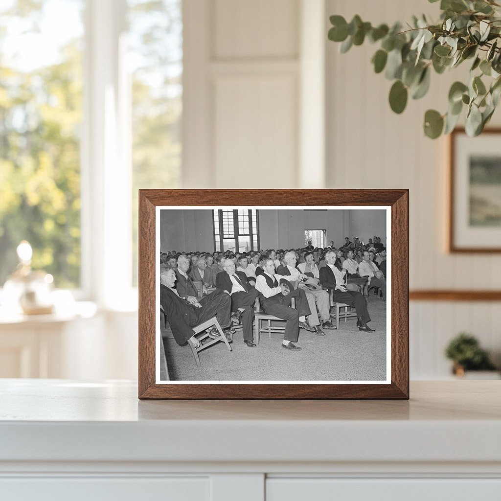 San Augustine County Judge Meeting on WPA Funding April 1939