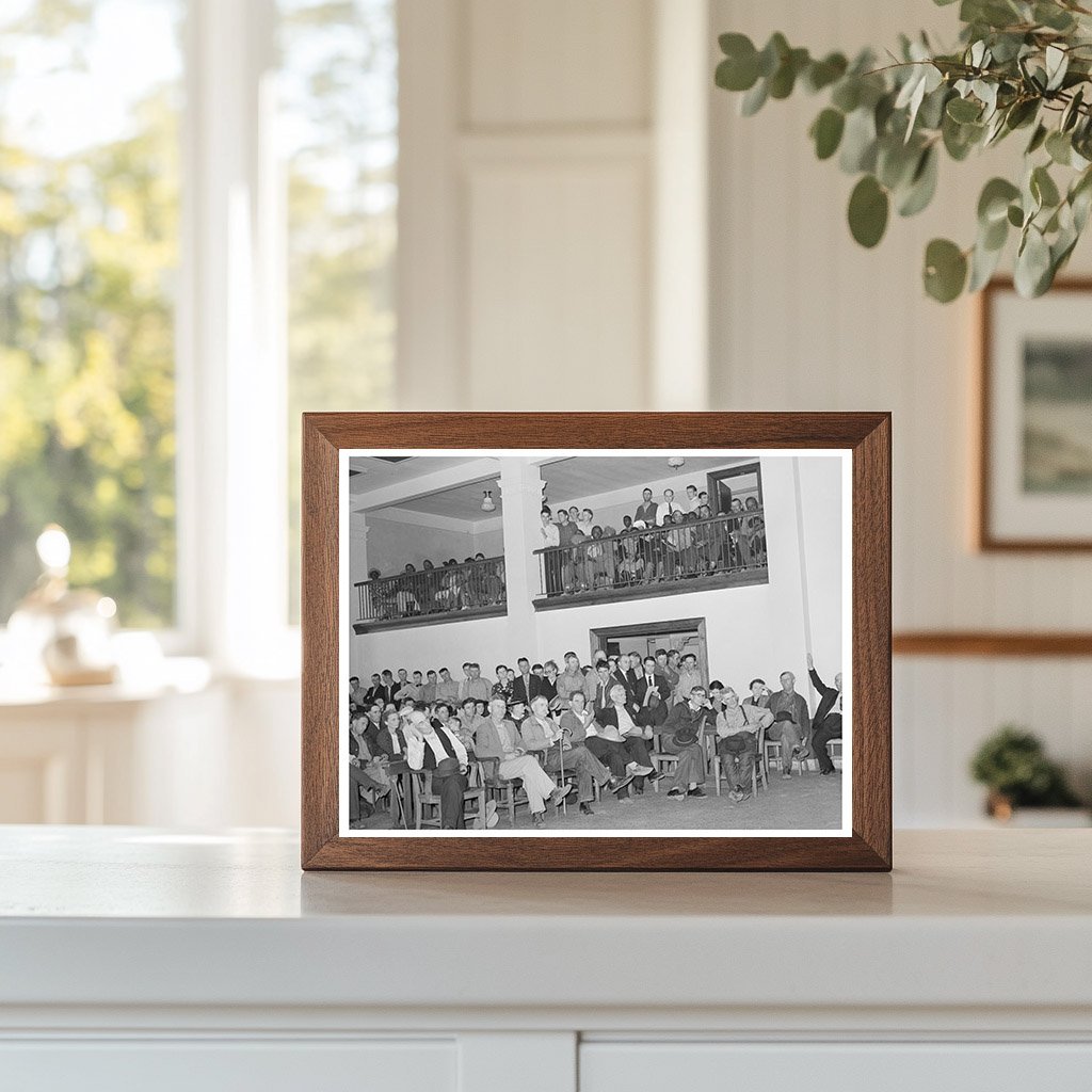 Mass Meeting in San Augustine Texas April 1939