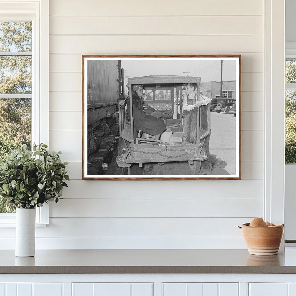 Young Boy with Strawberry Picker in Hammond Louisiana 1939