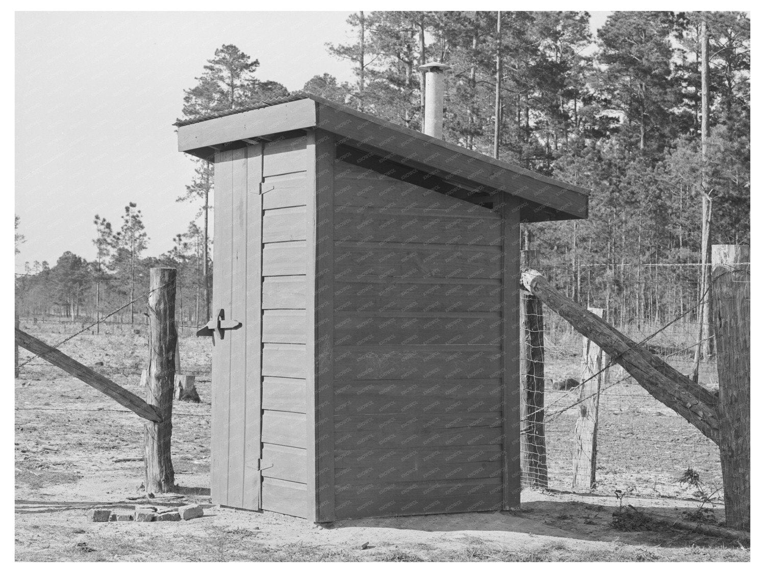 Privy at Sabine Farms Marshall Texas April 1939