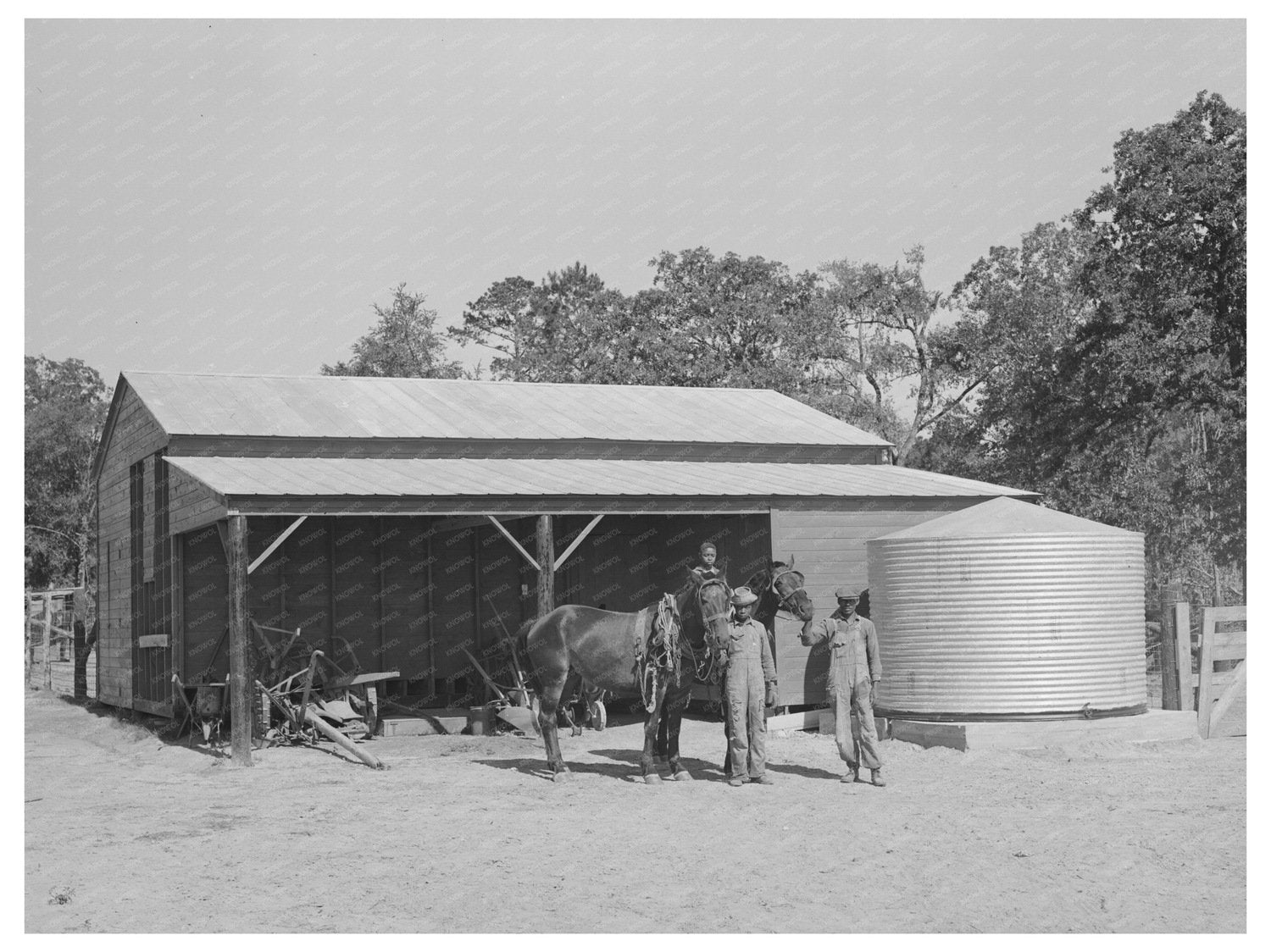 Individuals at Sabine Farms Marshall Texas April 1939