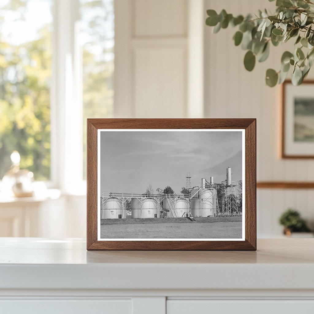 Kilgore Texas Oil Storage Tanks April 1939 Vintage Photo