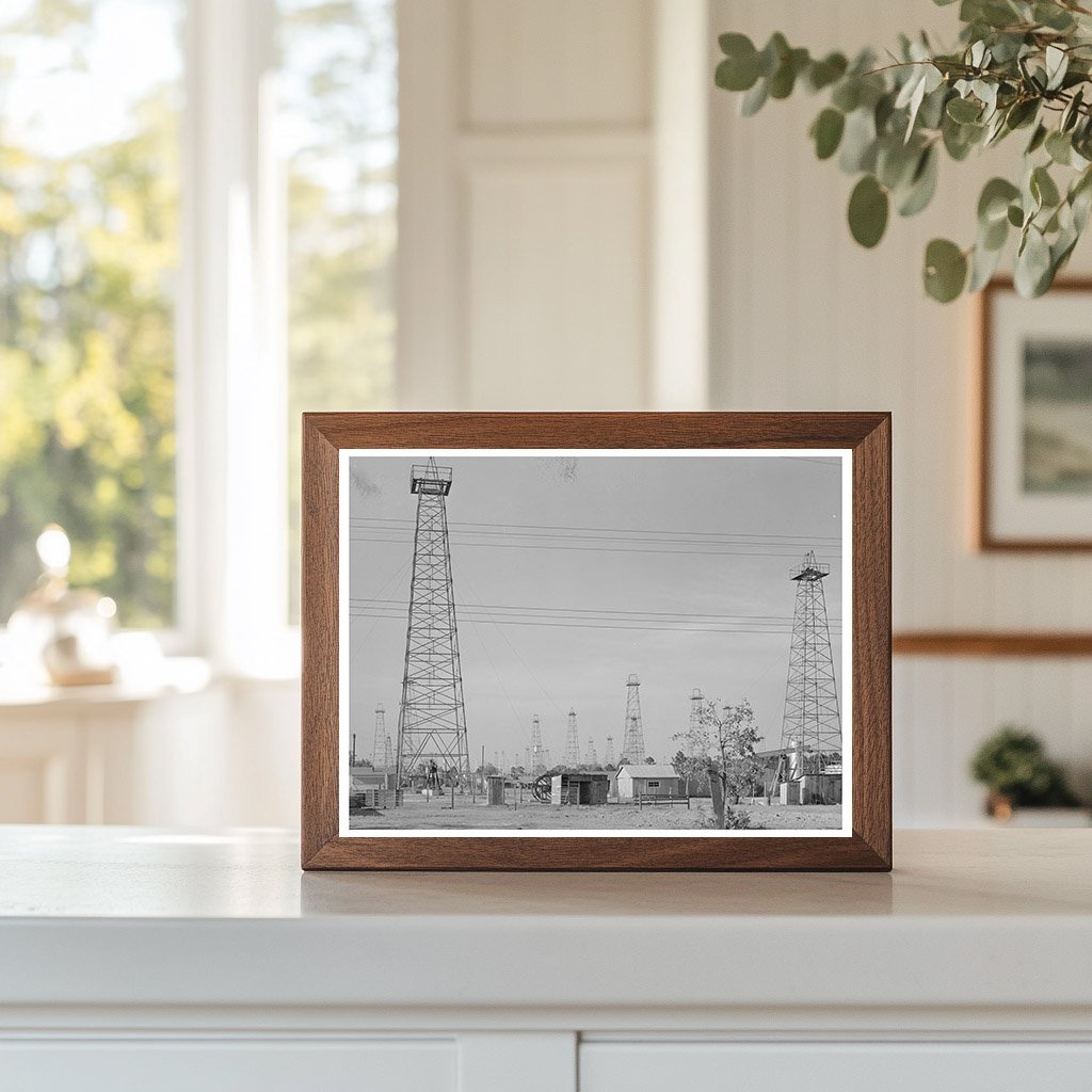 Kilgore Texas Oil Derricks Forest April 1939