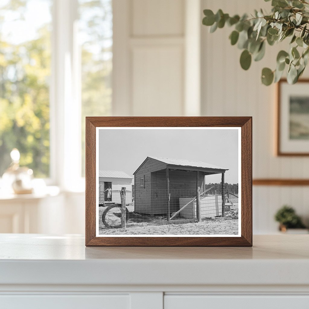 Vintage Shed and House at Sabine Farms 1939 Marshall Texas