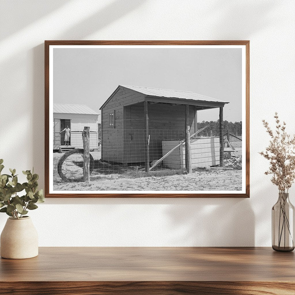 Vintage Shed and House at Sabine Farms 1939 Marshall Texas