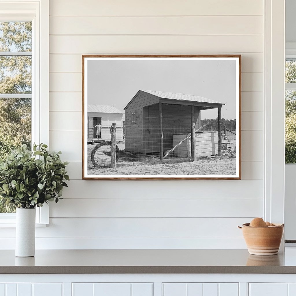 Vintage Shed and House at Sabine Farms 1939 Marshall Texas