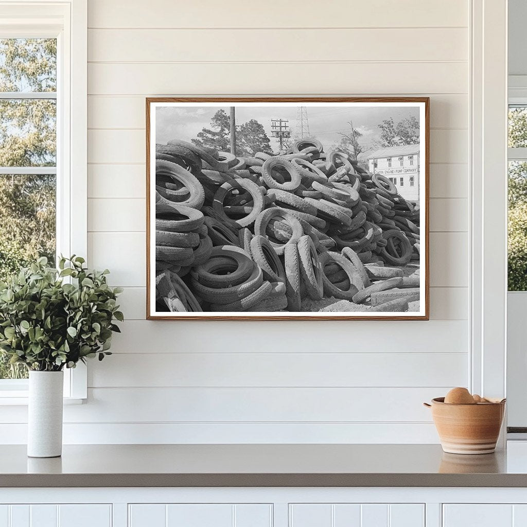 Worn Out Tires in Kilgore Texas April 1939