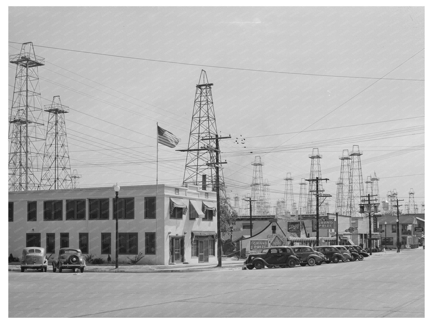 Kilgore Texas Street Scene Oil Industry April 1939