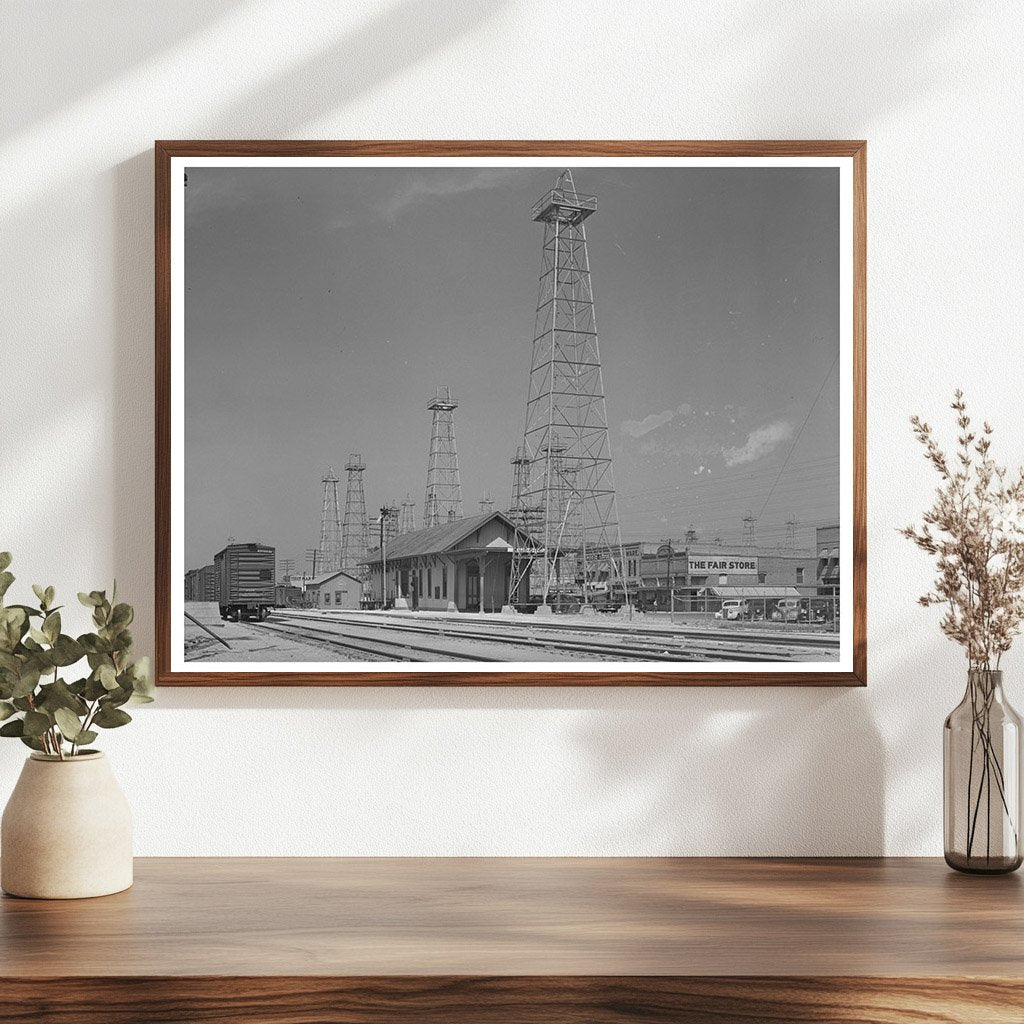 Kilgore Texas Railroad Station April 1939 Photo