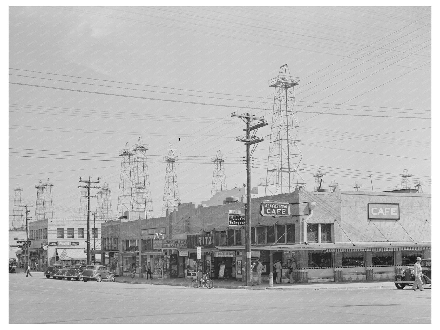 Kilgore Texas Street Scene April 1939 FSA Collection