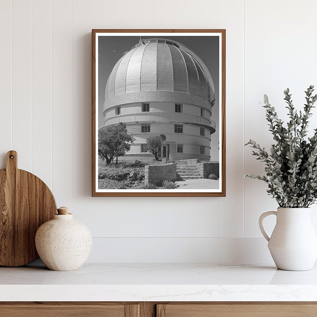 McDonald Observatory Texas May 1939 Vintage Image