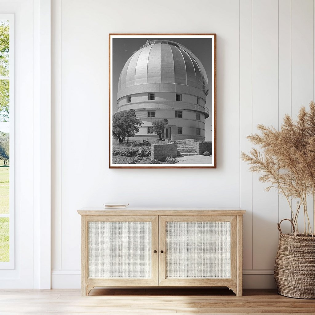 McDonald Observatory Texas May 1939 Vintage Image