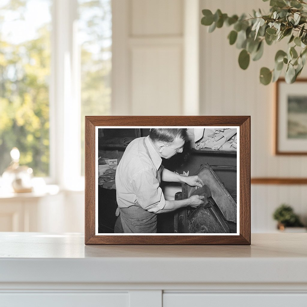 Boot Shaping Process in Alpine Texas May 1939