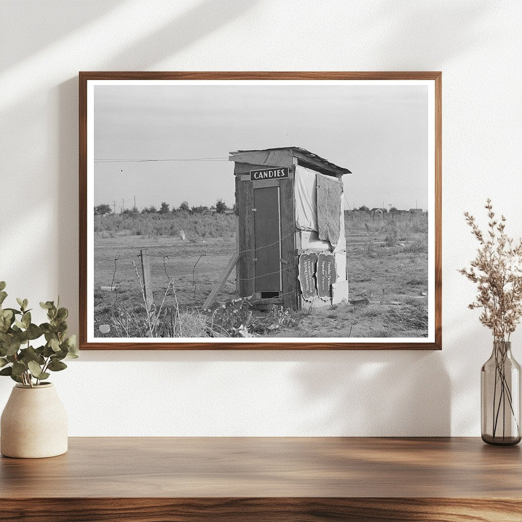 Vintage 1939 Privy in Midland Texas Living Conditions