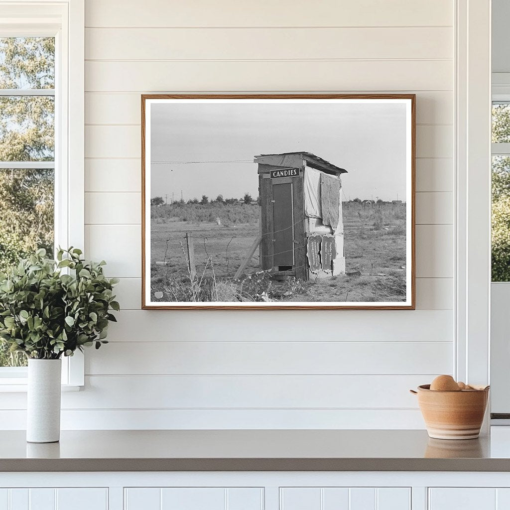 Vintage 1939 Privy in Midland Texas Living Conditions