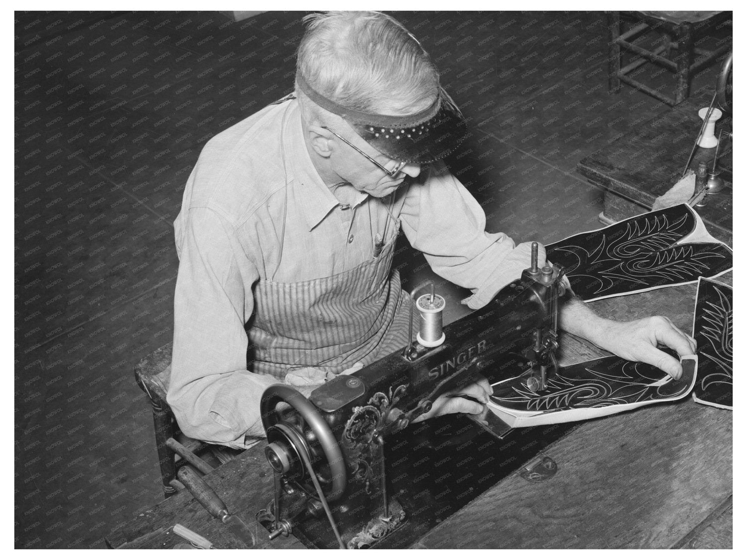Vintage Boot Craftsmanship in Alpine Texas 1939