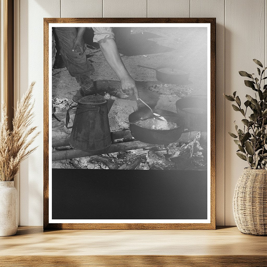 Camp Cook by Chuckwagon at Texas Ranch May 1939