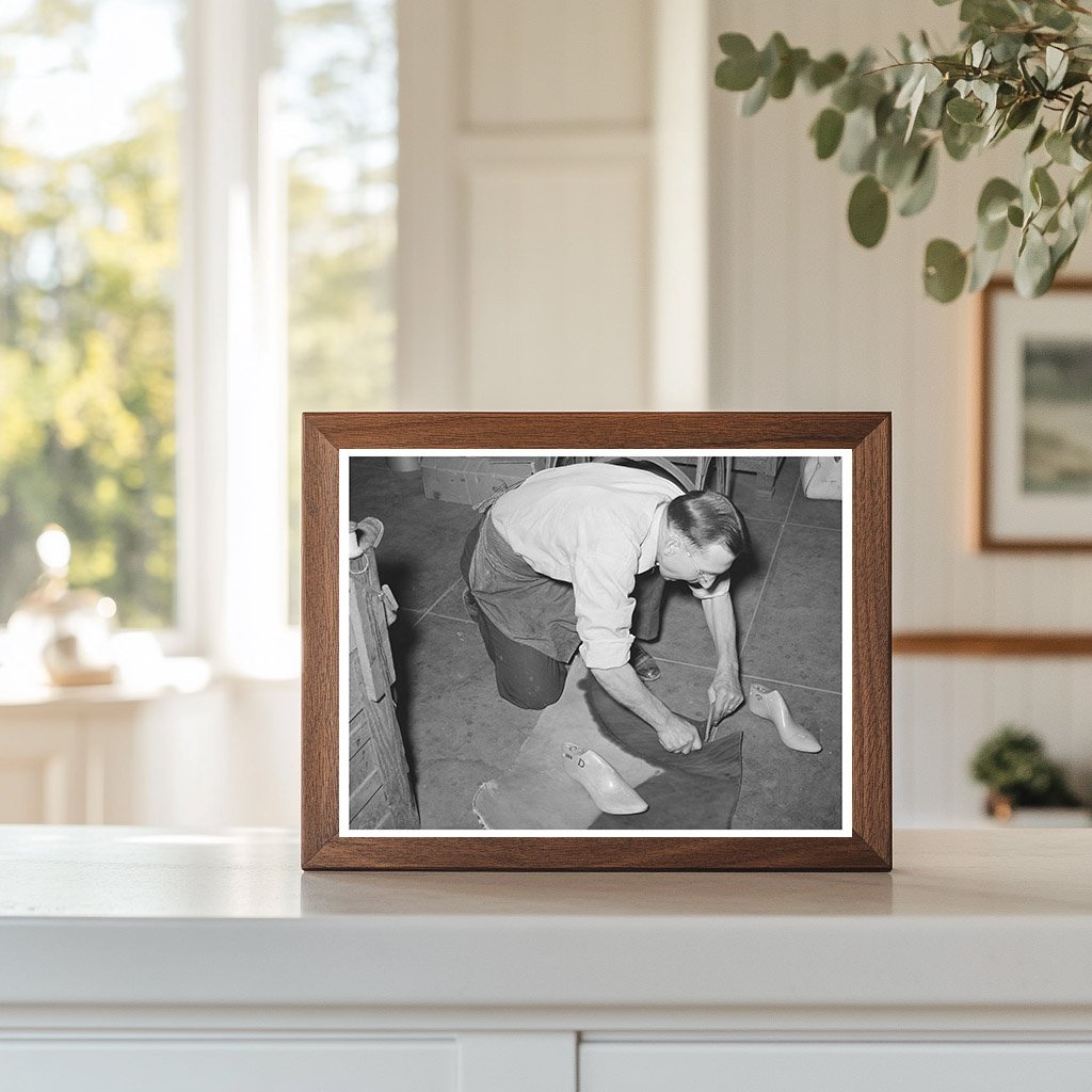 Boot Sole Cutting in Brewster County Texas May 1939