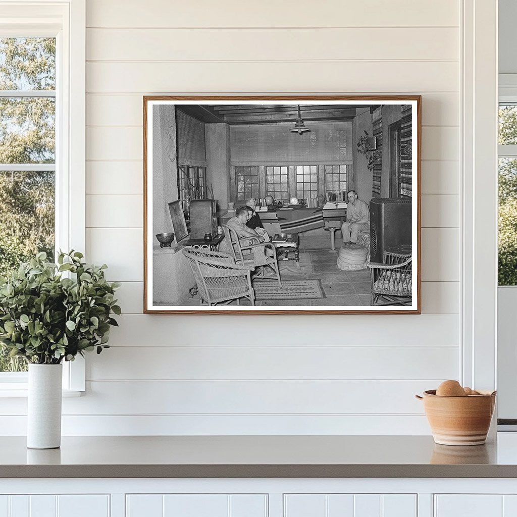 Henry Fletcher Home Front Porch Marfa Texas May 1939