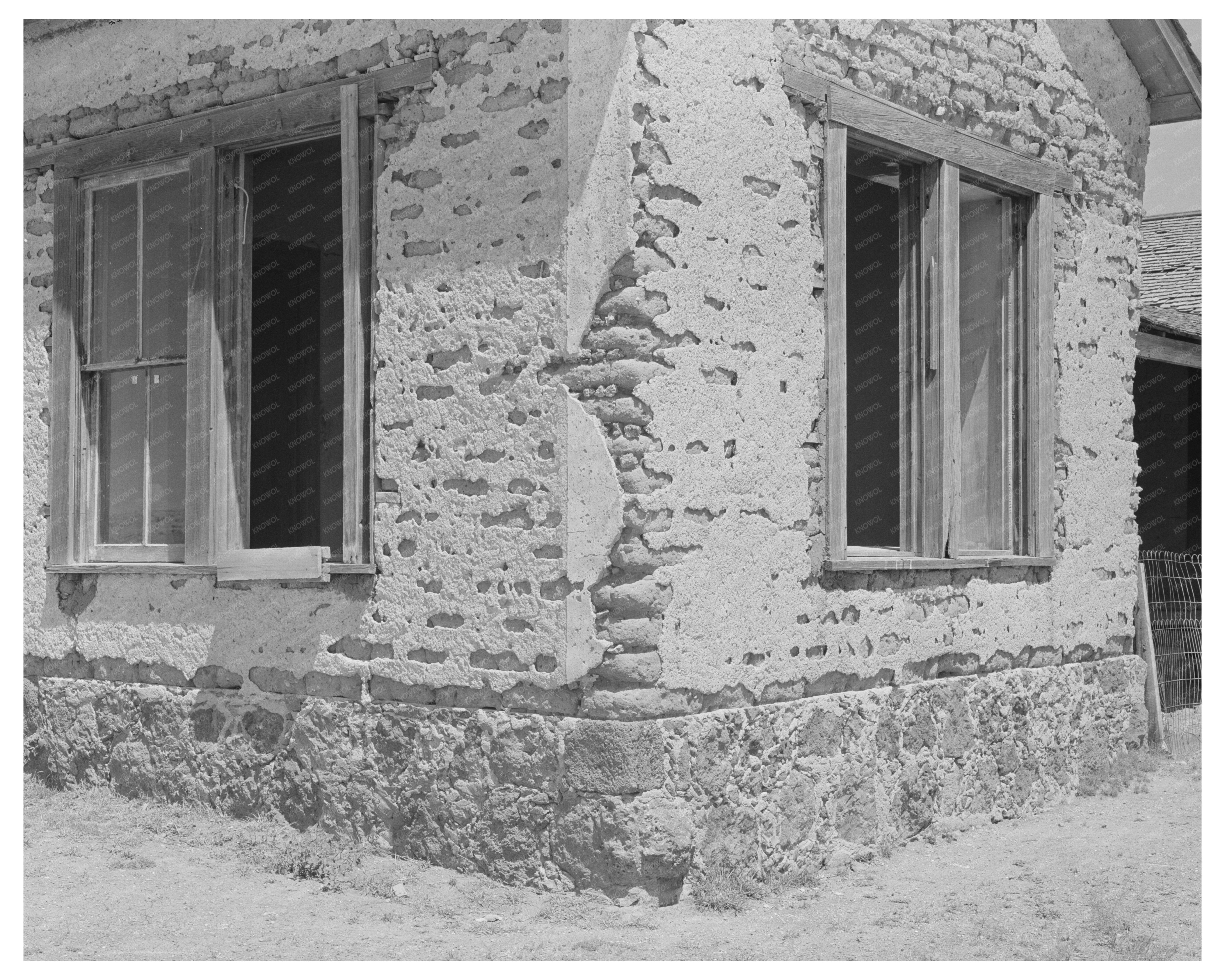 Walking X Ranch House Detail Marfa Texas May 1939