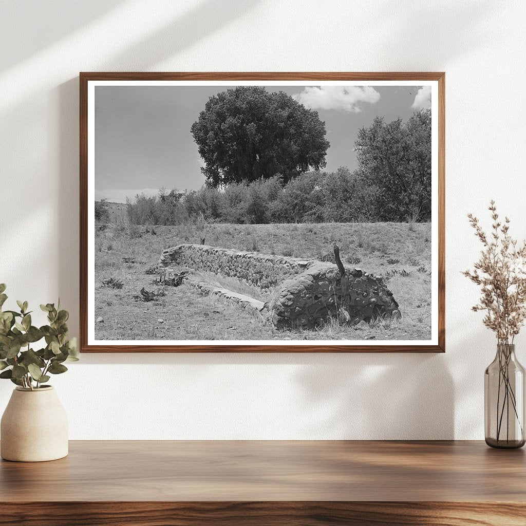 Vintage Feed Trough on Marfa Ranch Texas May 1939