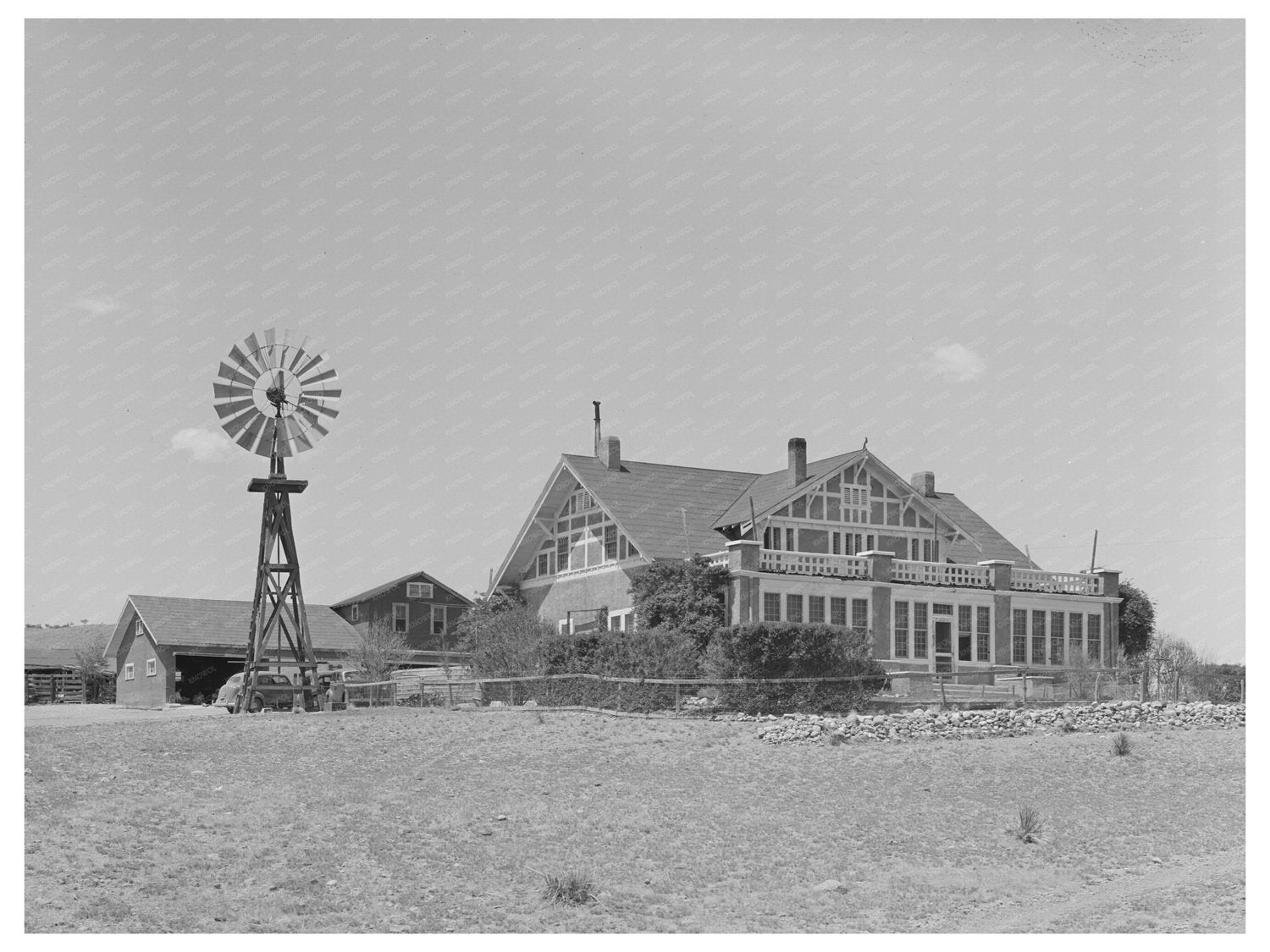 Walking X Ranch House Marfa Texas May 1939