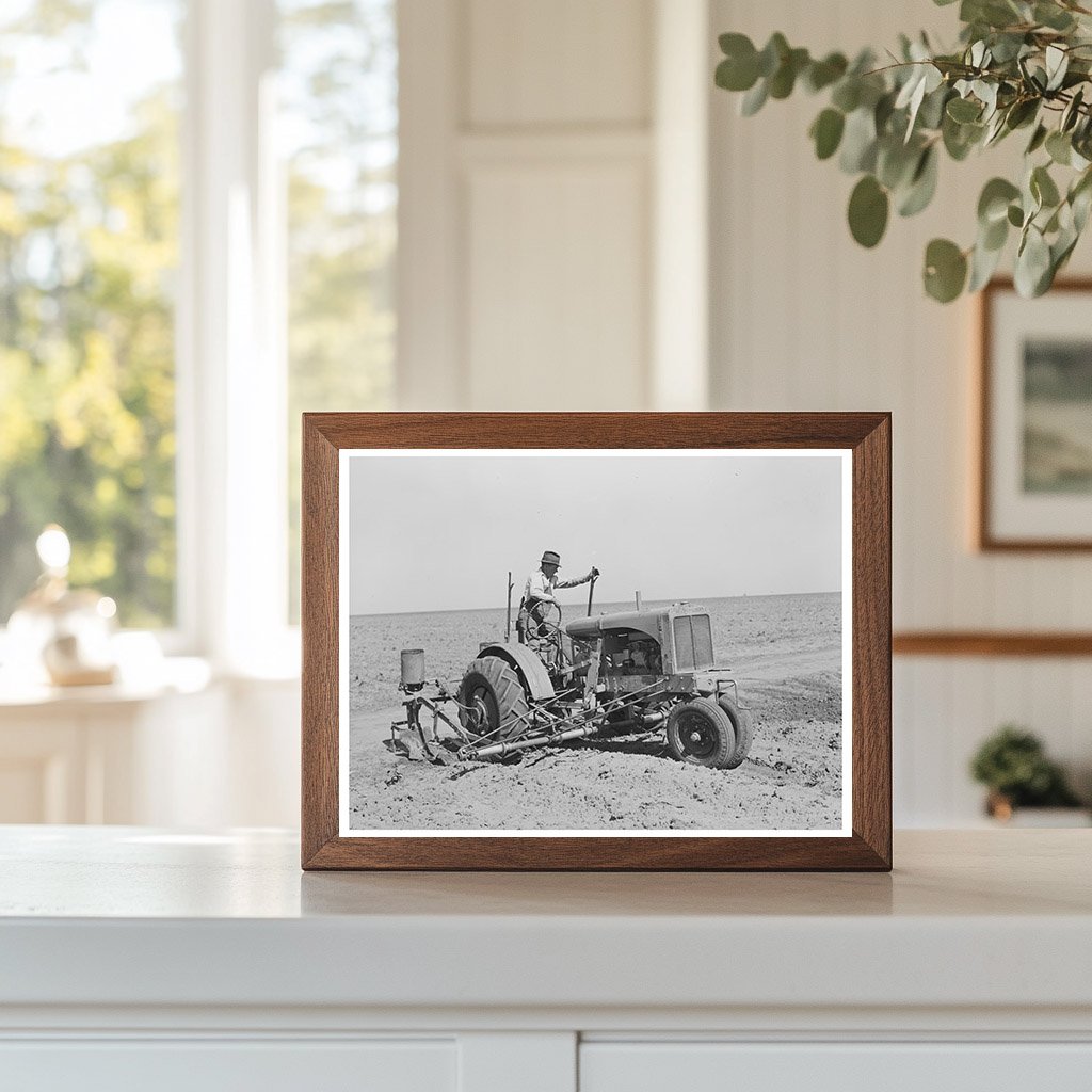 Tractor on 4900-Acre Farm Near Ralls Texas May 1939