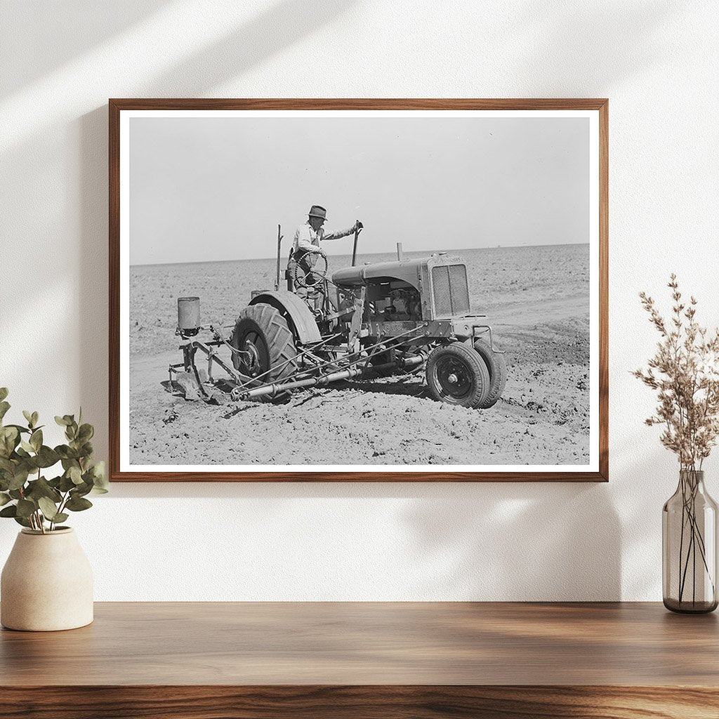 Tractor on 4900-Acre Farm Near Ralls Texas May 1939