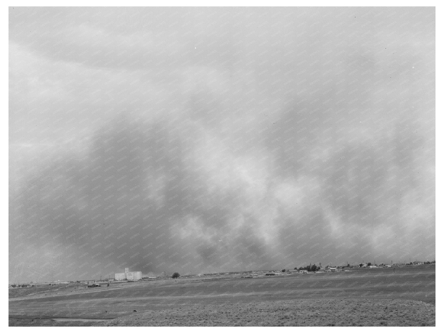 Dust Storm Approaching Lubbock Texas May 1939