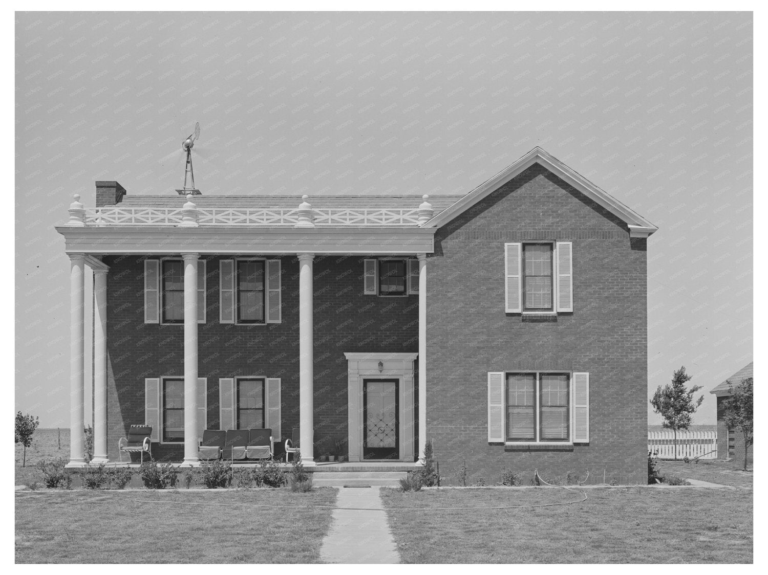 Ralls Texas 4900 Acre Farm Historical Image May 1939