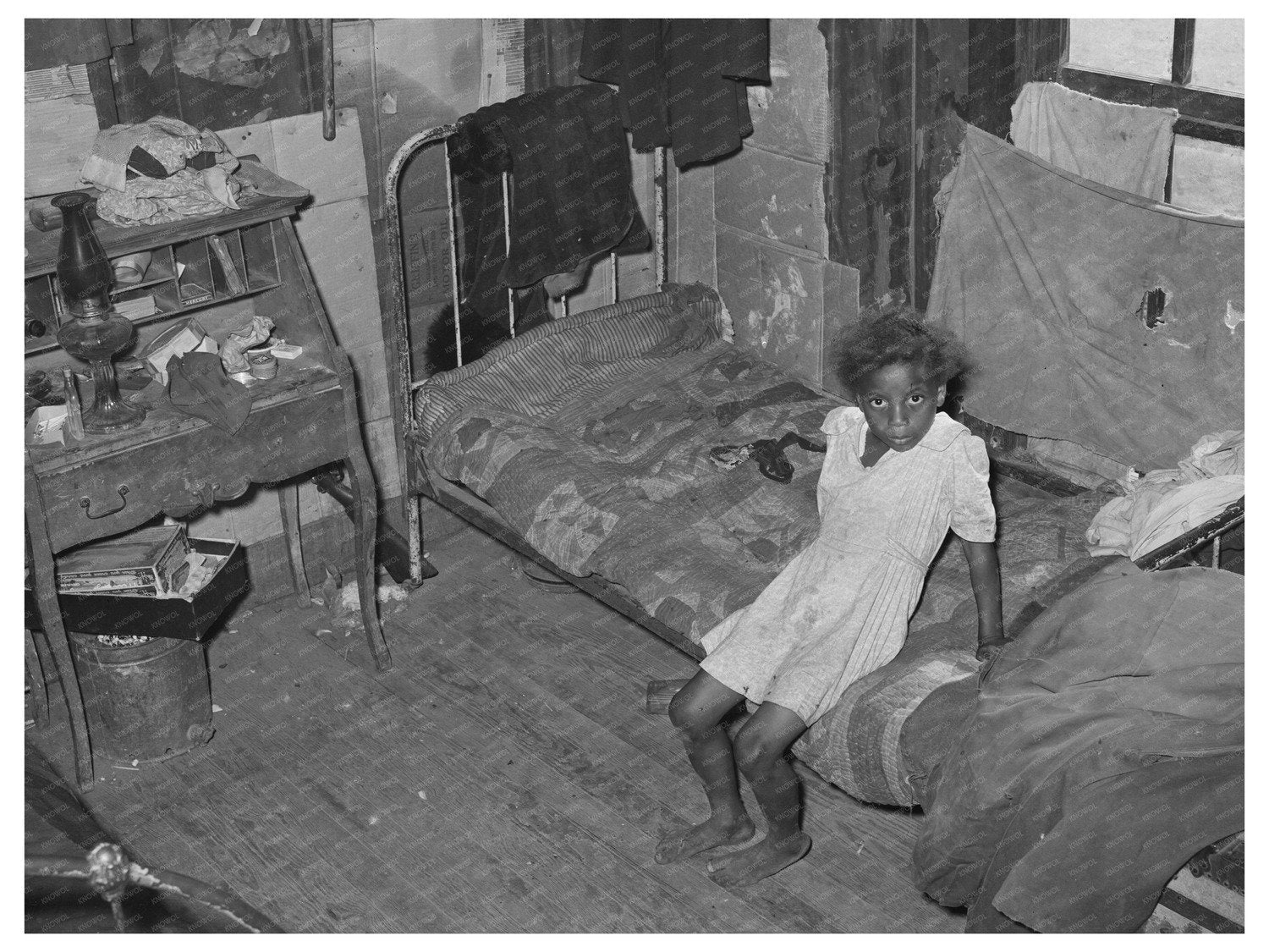 Muskogee County Home Interior June 1939 Day Laborers