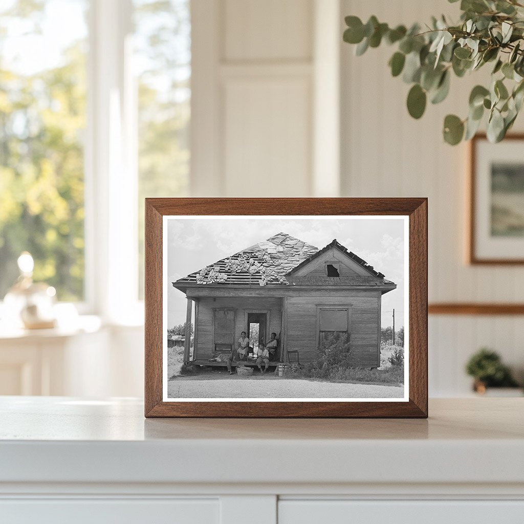 1939 Vintage Image of Homes for Agricultural Laborers Oklahoma