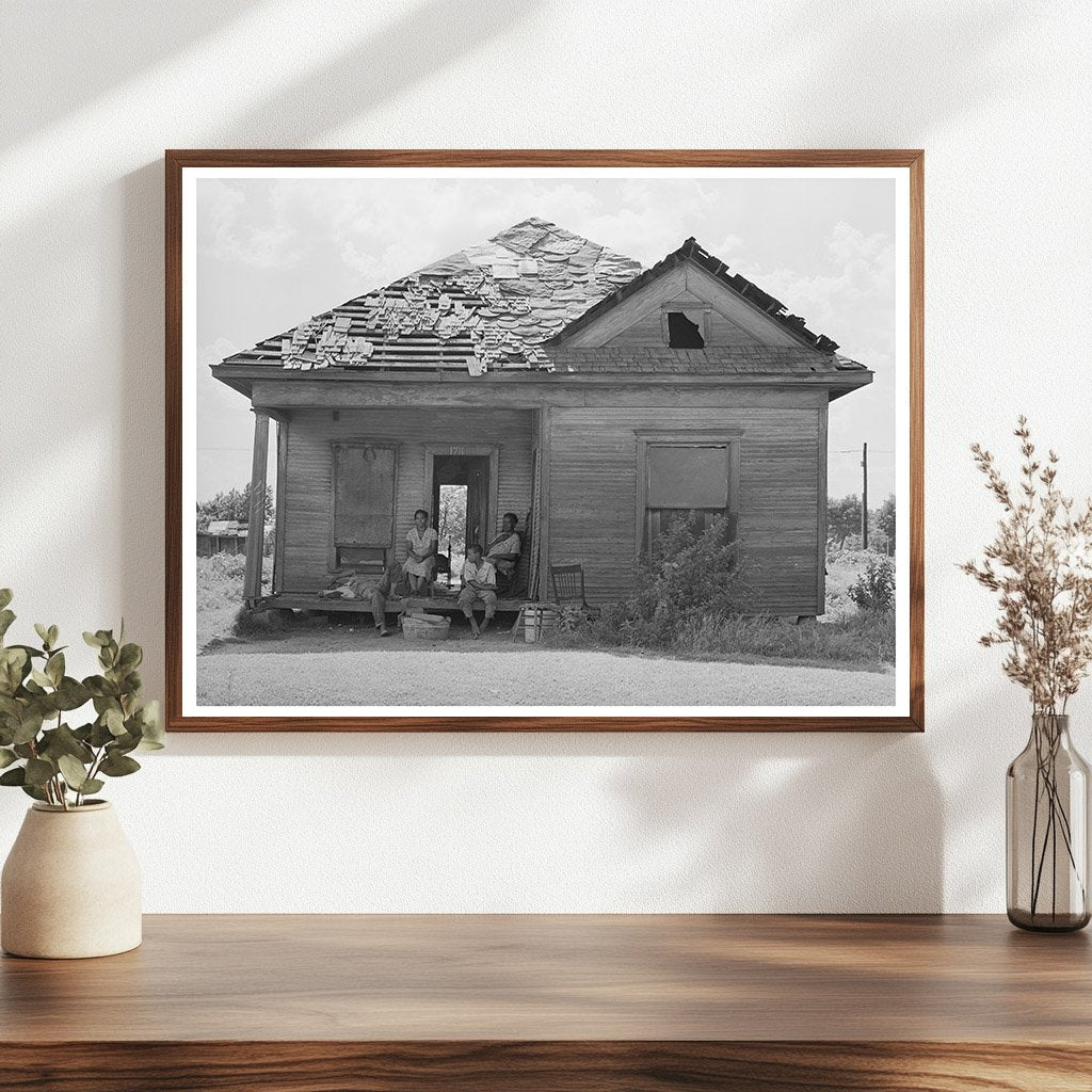 1939 Vintage Image of Homes for Agricultural Laborers Oklahoma
