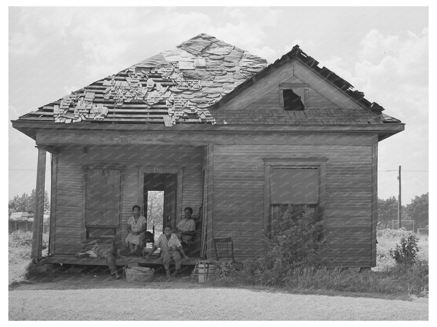Muskogee County 1939 Home of Agricultural Laborers