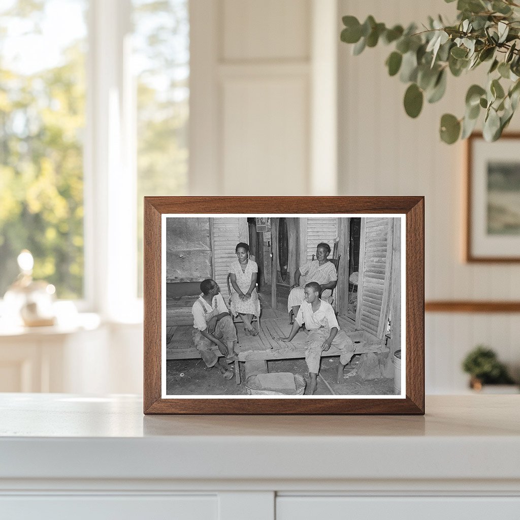 Vintage Family Portrait of Agricultural Workers June 1939
