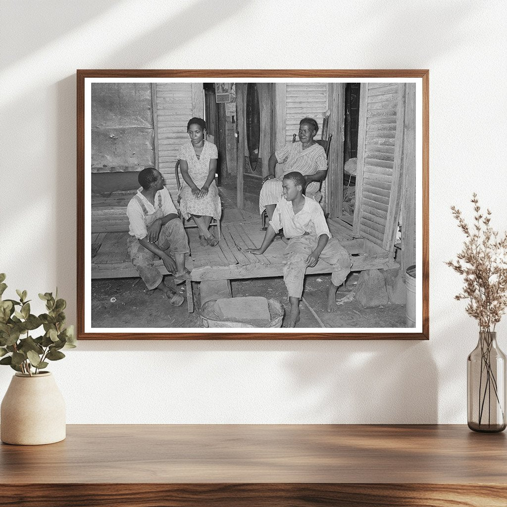 Vintage Family Portrait of Agricultural Workers June 1939