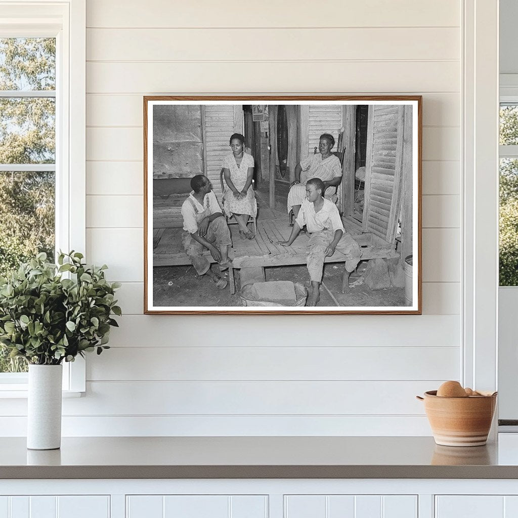 Vintage Family Portrait of Agricultural Workers June 1939