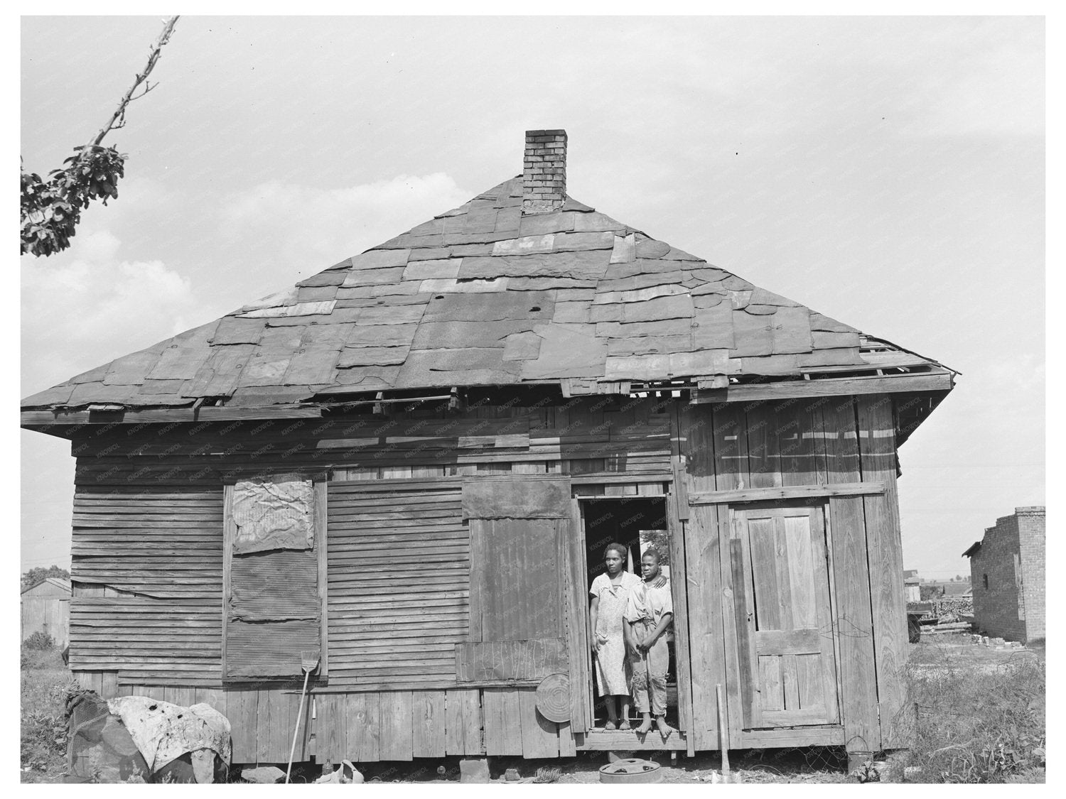 Home of Agricultural Laborer in Muskogee County 1939