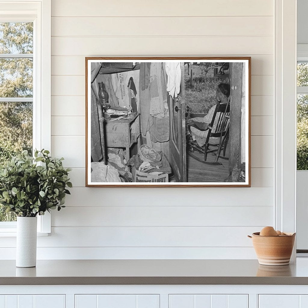 Bedroom of Agricultural Laborer Muskogee County 1939