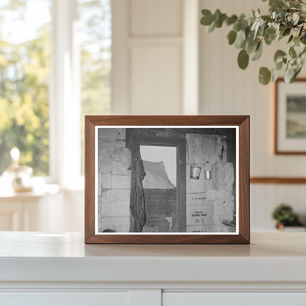 Muskogee Oklahoma Migrant Worker Home Window 1939