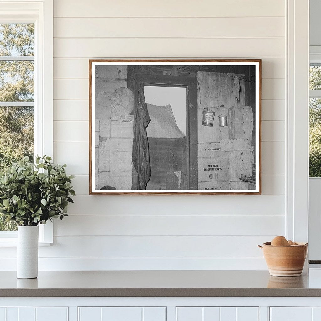 Muskogee Oklahoma Migrant Worker Home Window 1939