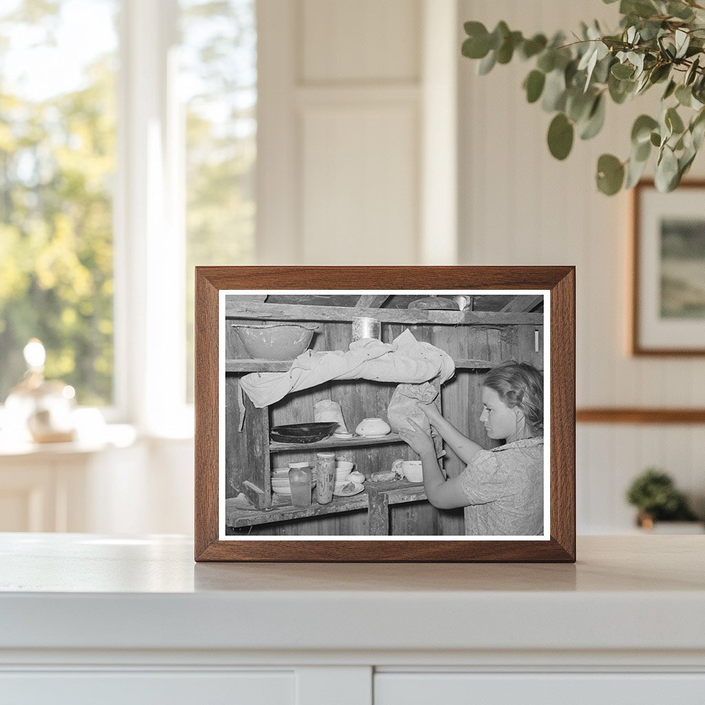 1939 Kitchen Cabinet of Agricultural Day Laborer Oklahoma