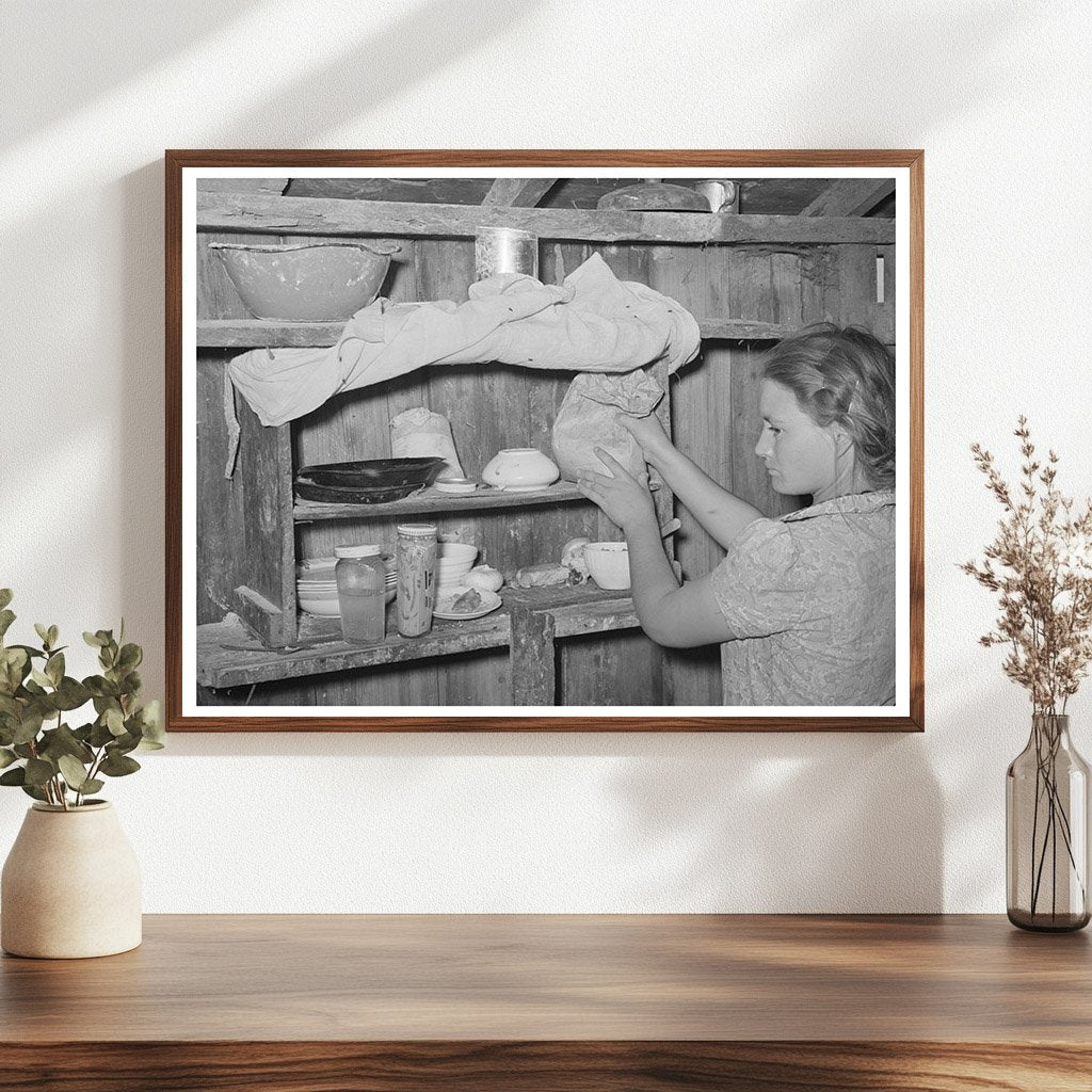 1939 Kitchen Cabinet of Agricultural Day Laborer Oklahoma